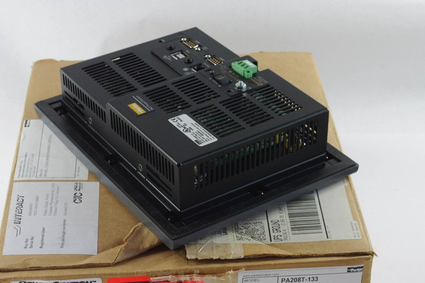 2013 PARKER PA208T-133 Rev B Touch HMI CTC Dislpay / KA-84212-01 - Open Box