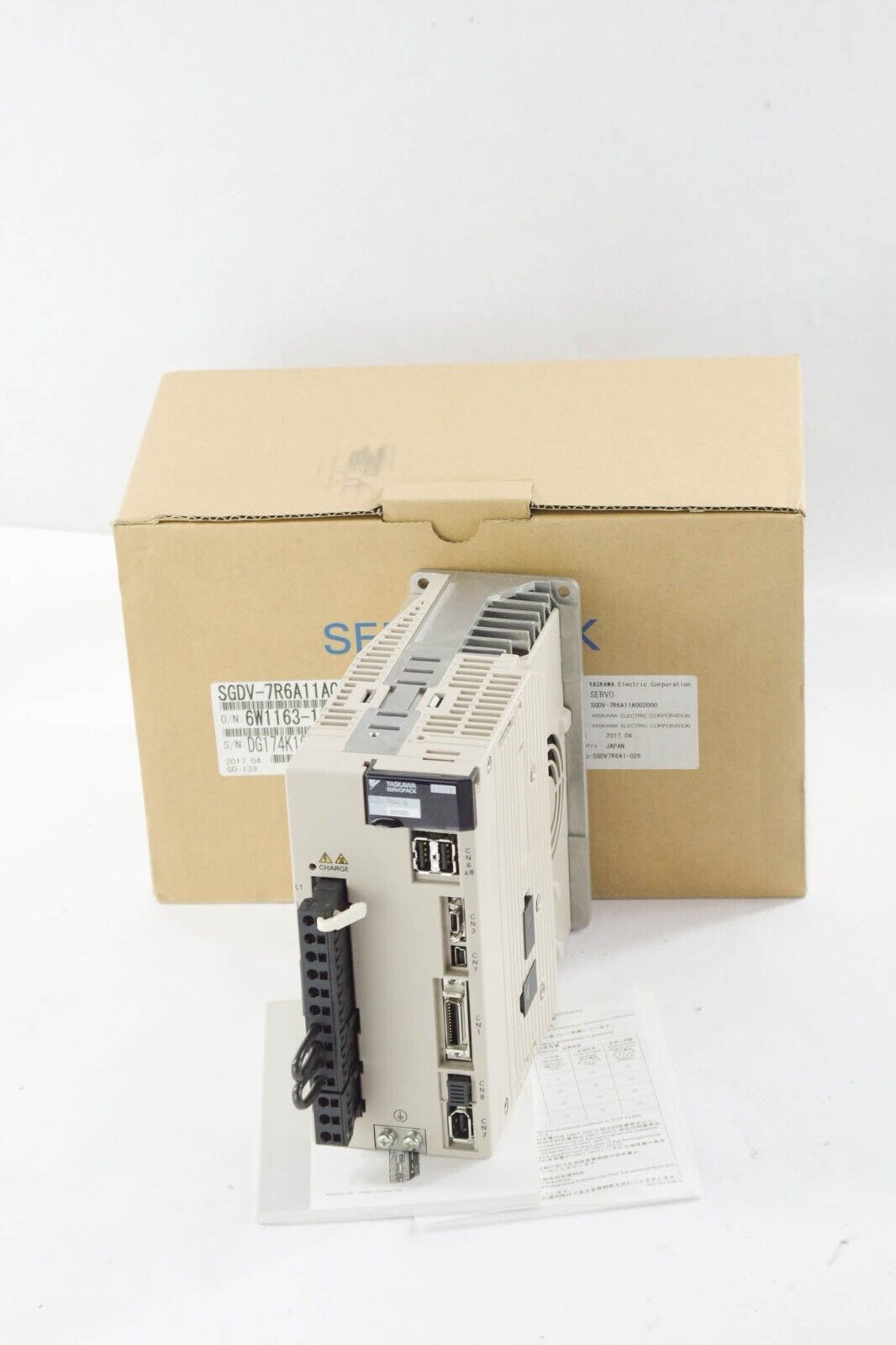 YASKAWA ELECTRIC SGDV-7R6A11A002000 SERVOPACK 6W1163-16 - Open Box