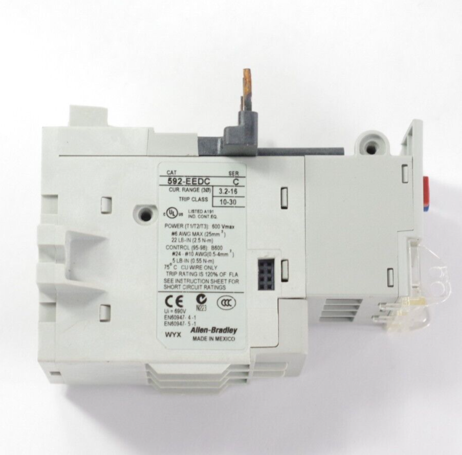 Allen Bradley 592-EEDC Ser C Thermal Overload Relay 3.2-16A