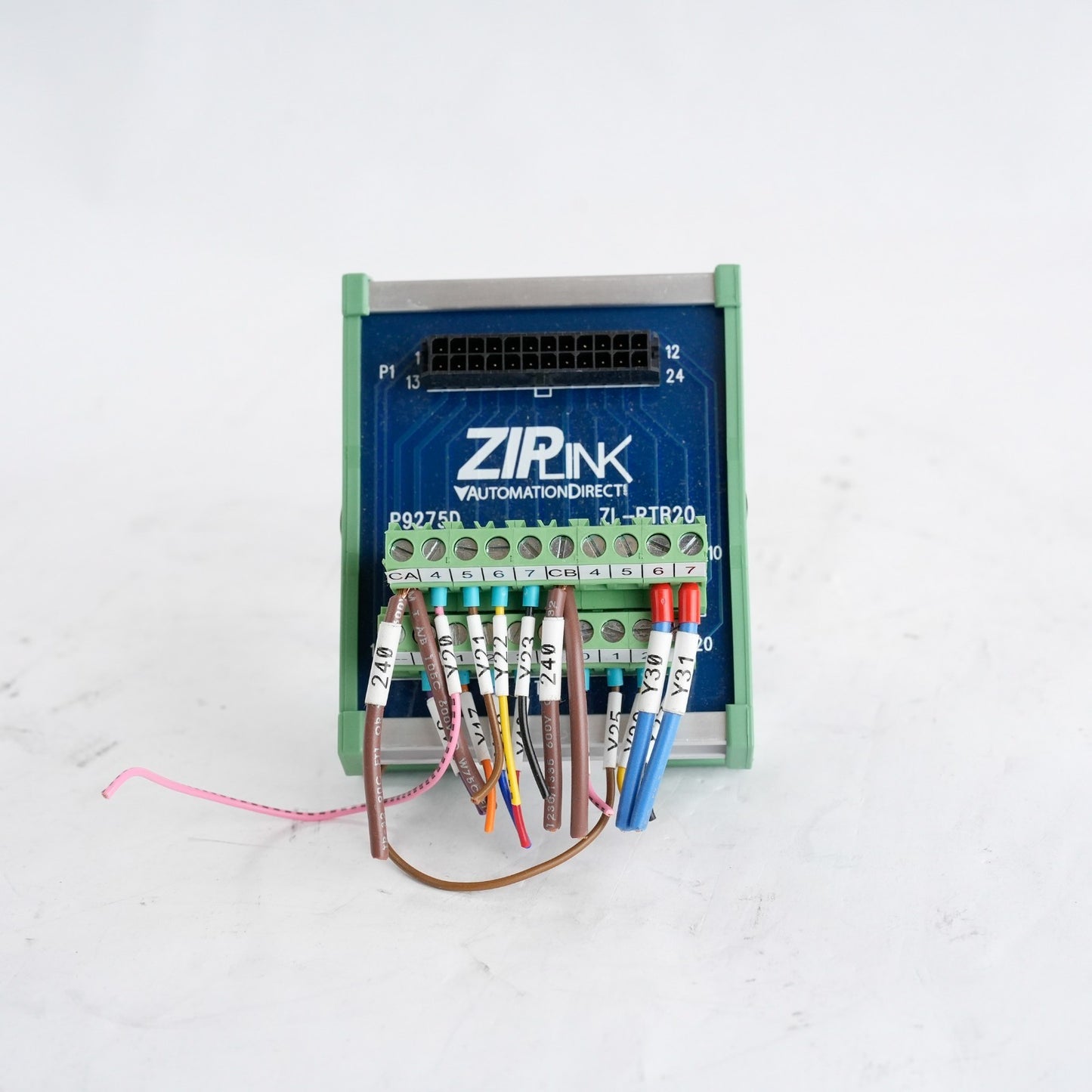 Automation Direct Ziplink ZL-RTB20 P9275D Feedthrough Module Terminal Block