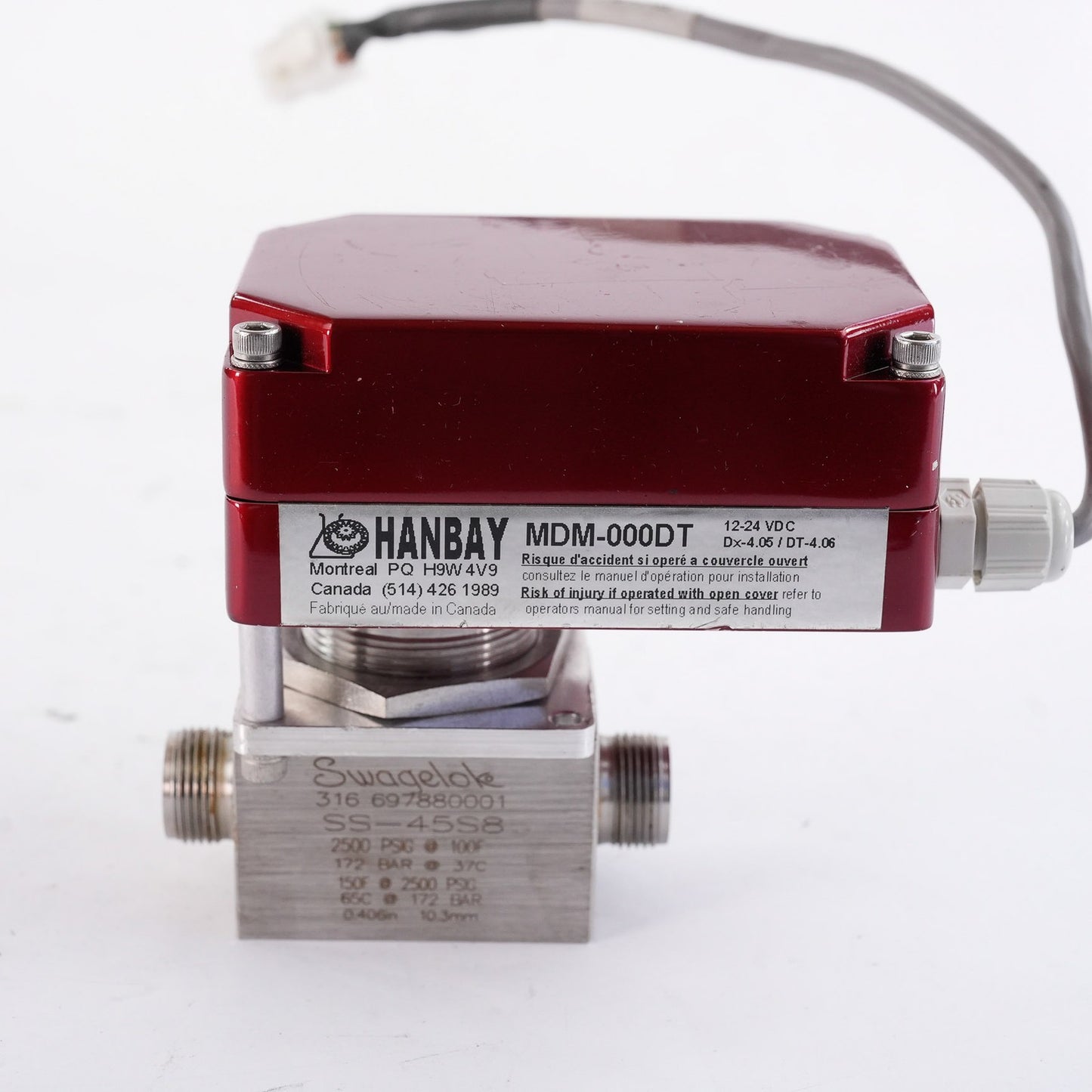 Hanbay MDM-000DT Electric Valve Actuator M-Series 12-24VDC MDM000DT