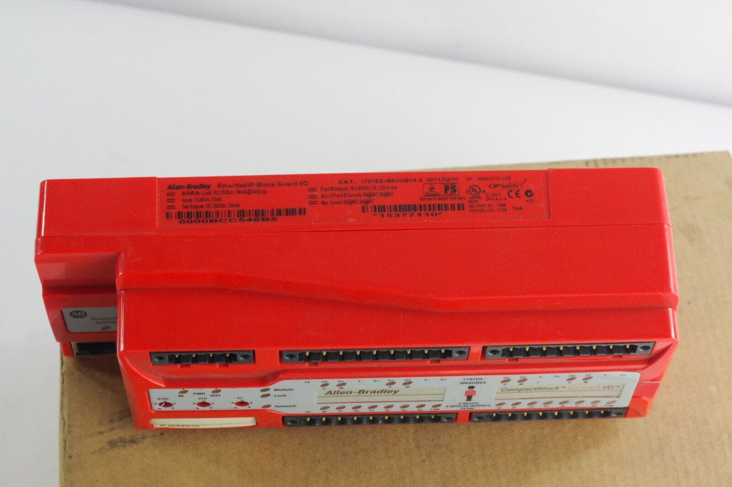 Allen Bradley 1791ES-IB8XOBV4 Ser A CompactBlock Guard I/O - Used