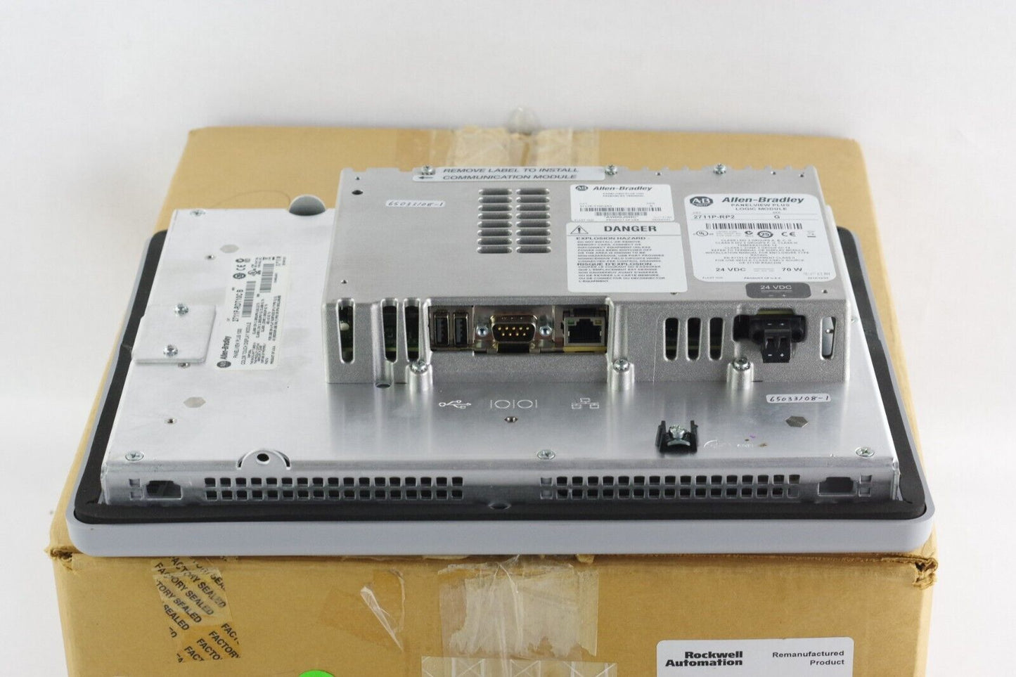 Allen Bradley 2711P-T10C4D2 PanelView Plus 1000 | RDT10C /B 2711P-RP2 G AB Reman