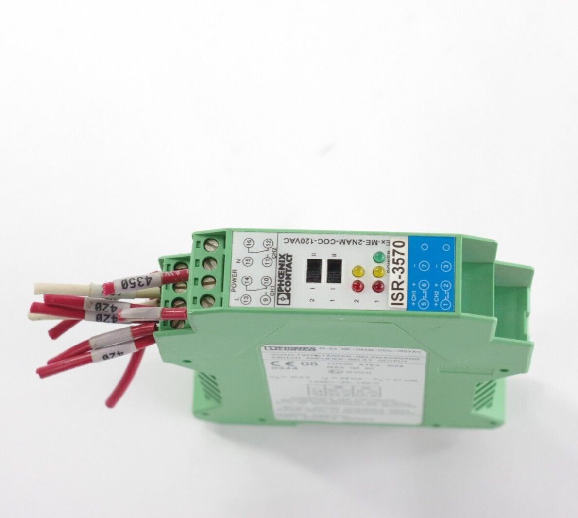 Phoenix Contact PI-Ex-ME-2NAM-COC-120VAC Switch Amplifier Relay Output