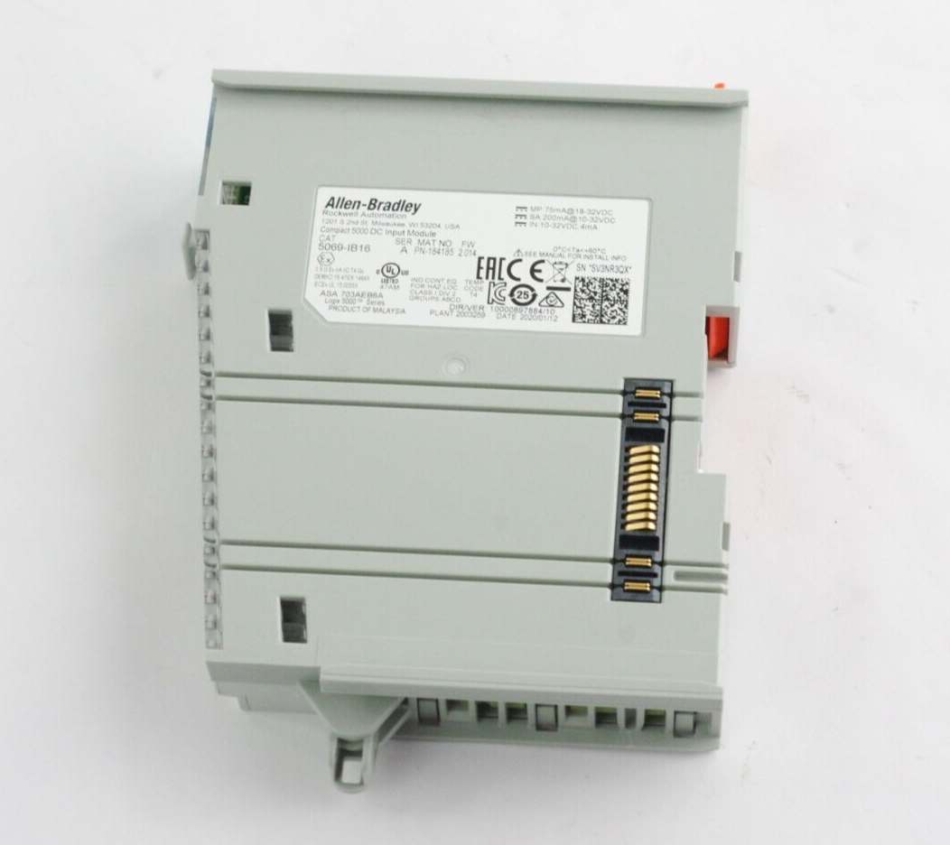 Allen Bradley 5069-IB16 Ser A FW 2.014 Compact 5000 DC Input Module Logix 5000
