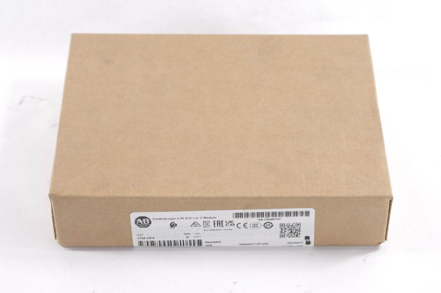 2023 Allen Bradley 1756-OF4 Ser B ControlLogix 4 Pt A/O Module - Sealed Suplus