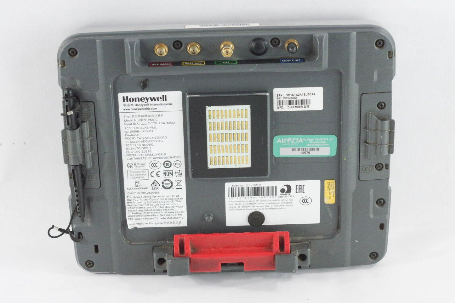 2018 HONEYWELL THOR VM1 C KDZLXE-VM1 Vehicle Mount Terminal VM1C1A2A1BUS01A