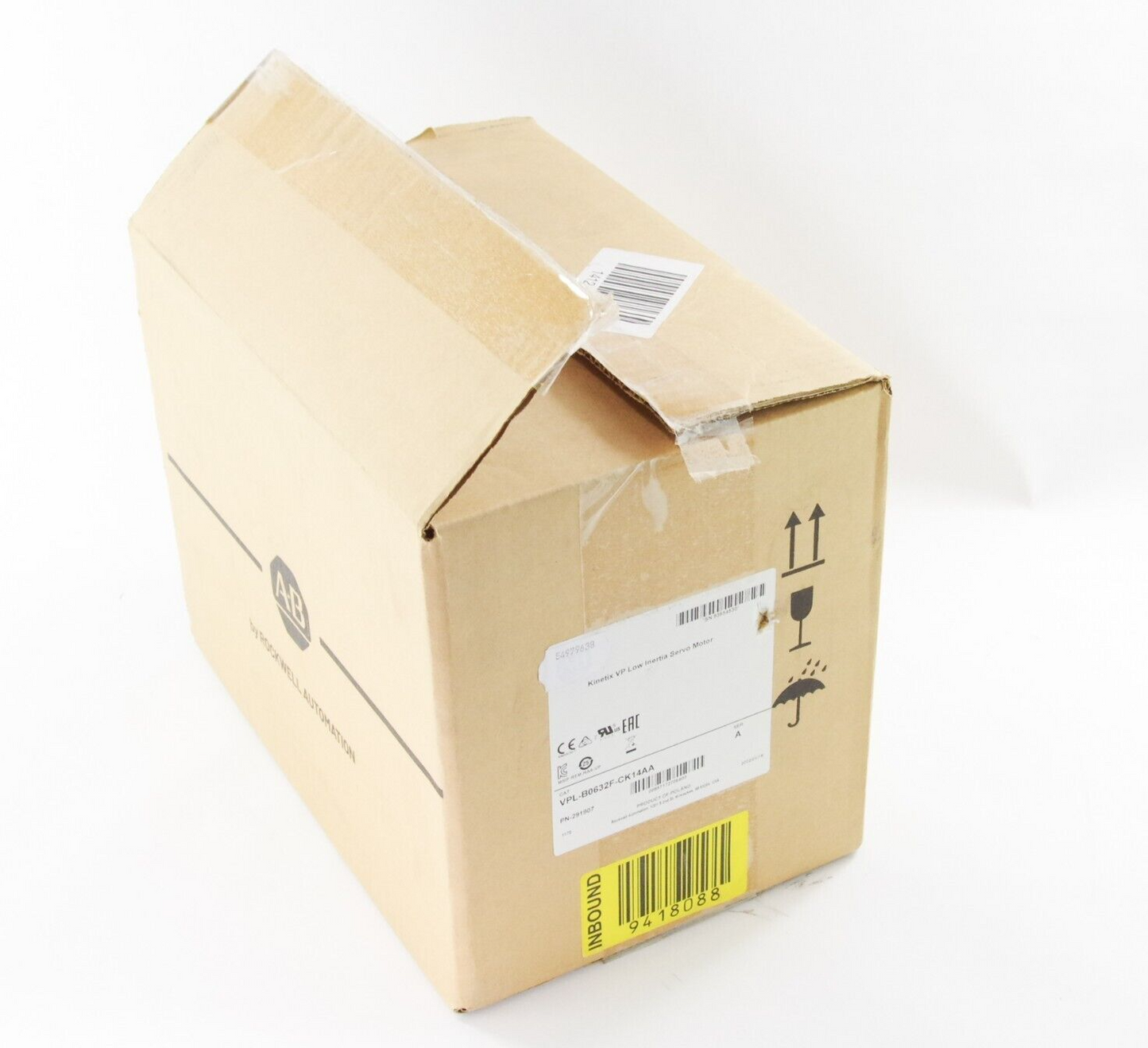 Allen Bradley VPL-B0632F-WK12AA Series A Kinetix Servo Motor - Open Box