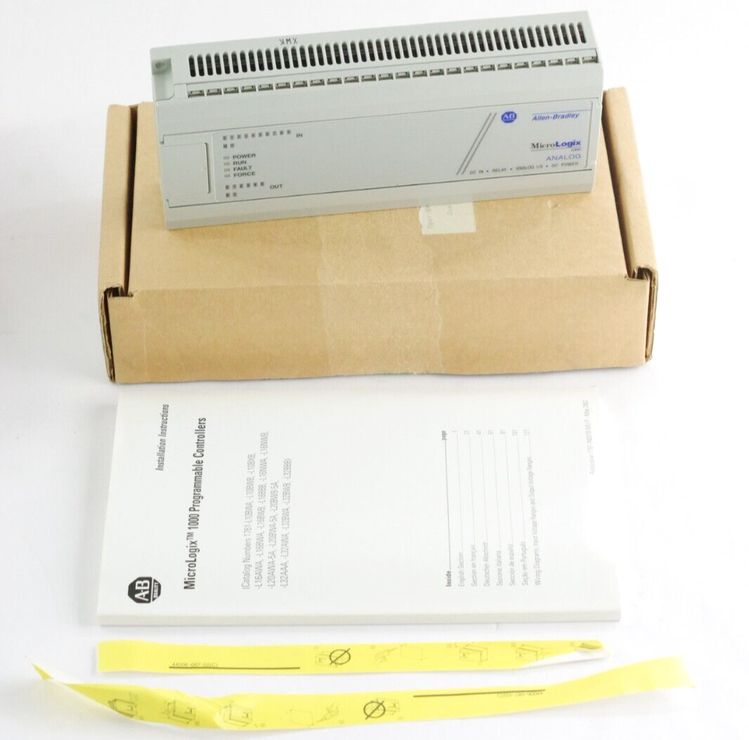 Allen Bradley 1761-L20BWB-5A PLC Controller MicroLogix 1000 24VDC 12 IN / 8 OUT