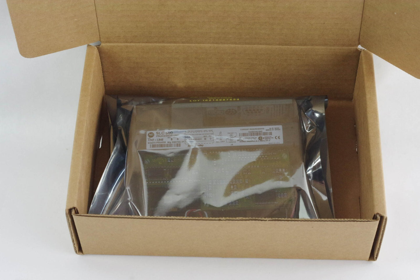 Allen Bradley 1747-L542 /B SLC 500 Processor Control Module w/ OS401/B FRN 9