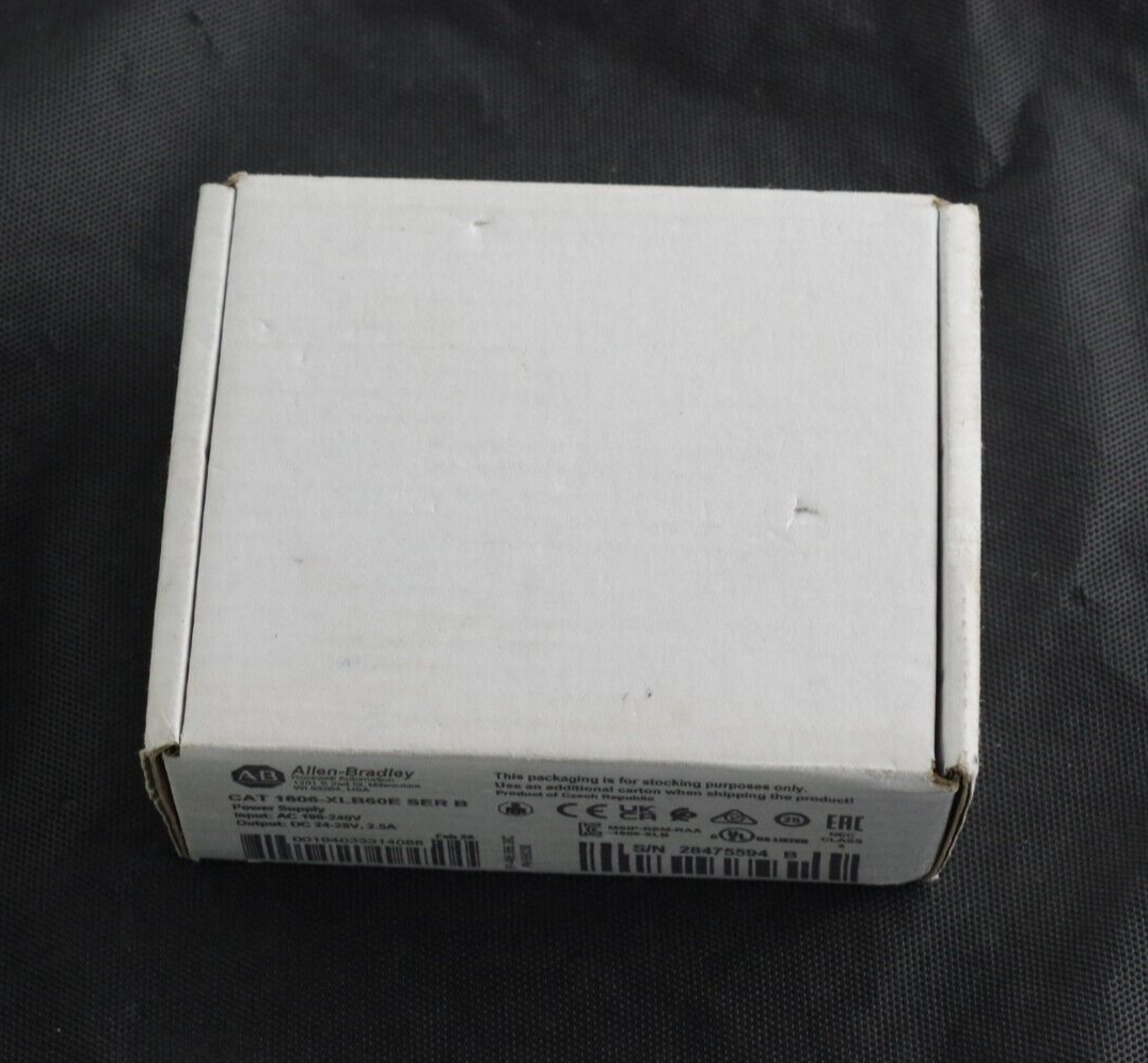 Allen Bradley 1606-XLB60E Ser B XLB Power Supply 60W 24VDC 2.5A