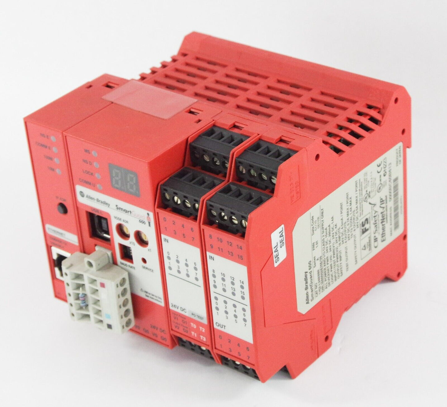 Allen-Bradley 1752-L24BBBE SmartGuard 600 Safety Controller Ser. A - Lightly Use