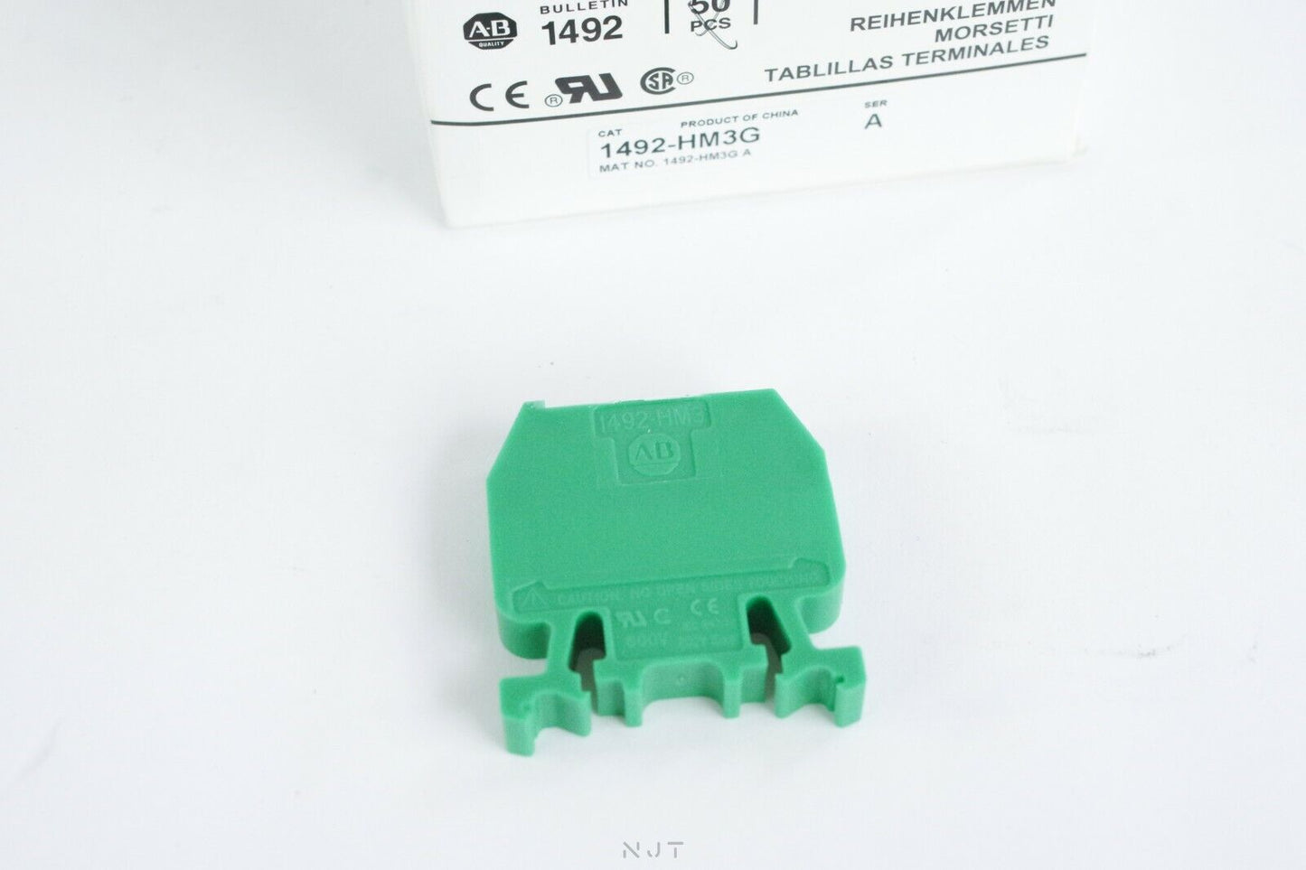 1x ALLEN BRADLEY 1492-HM3G 1492HM3G TERMINAL BLOCK 600V