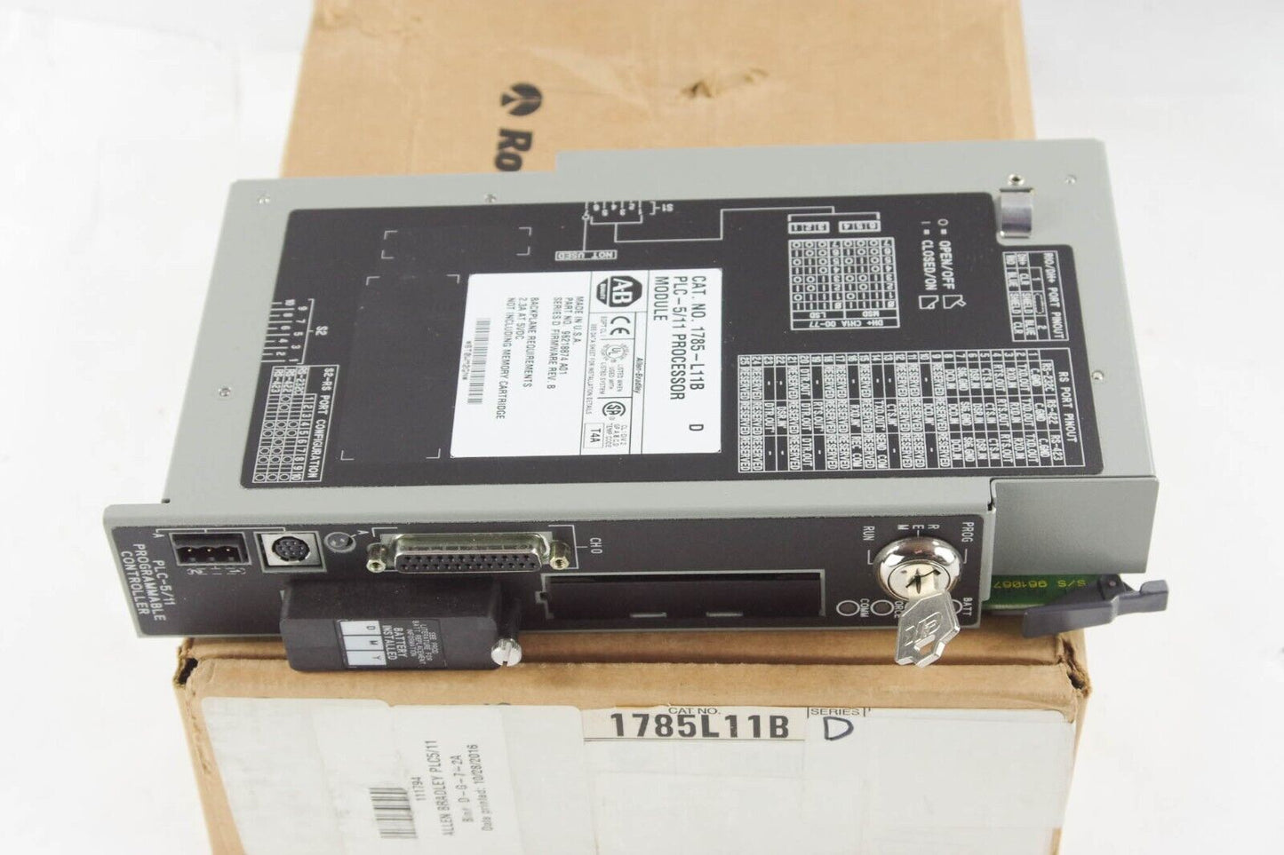 Allen-Bradley 1785-L11B/D PLC-5 Processor Ser. D 1785-L11B - Refurbished