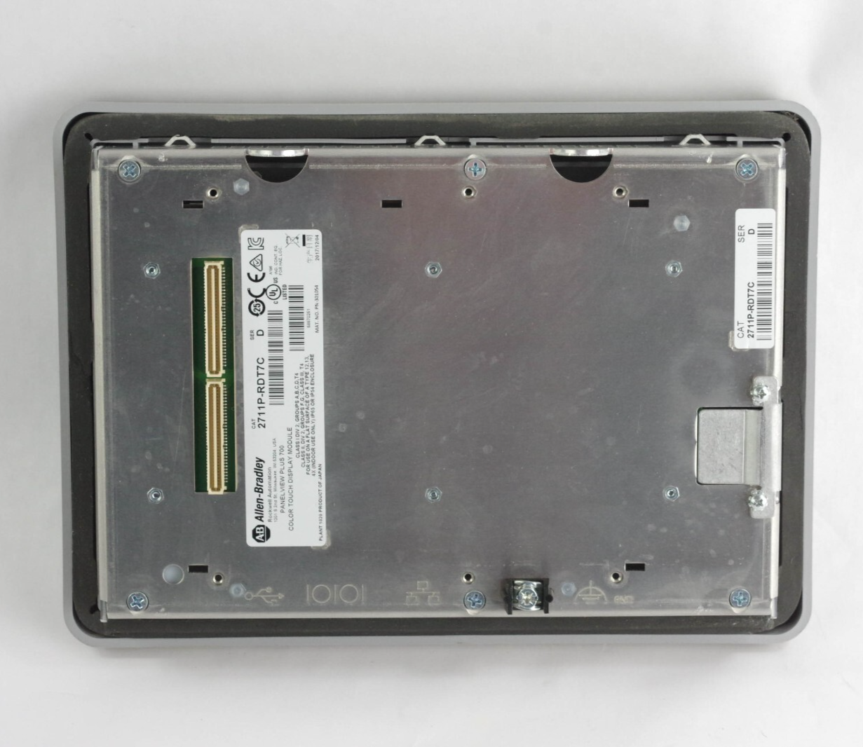 Allen Bradley PanelView Plus 700 2711P-RDT7C Ser D Color Touch Display Module