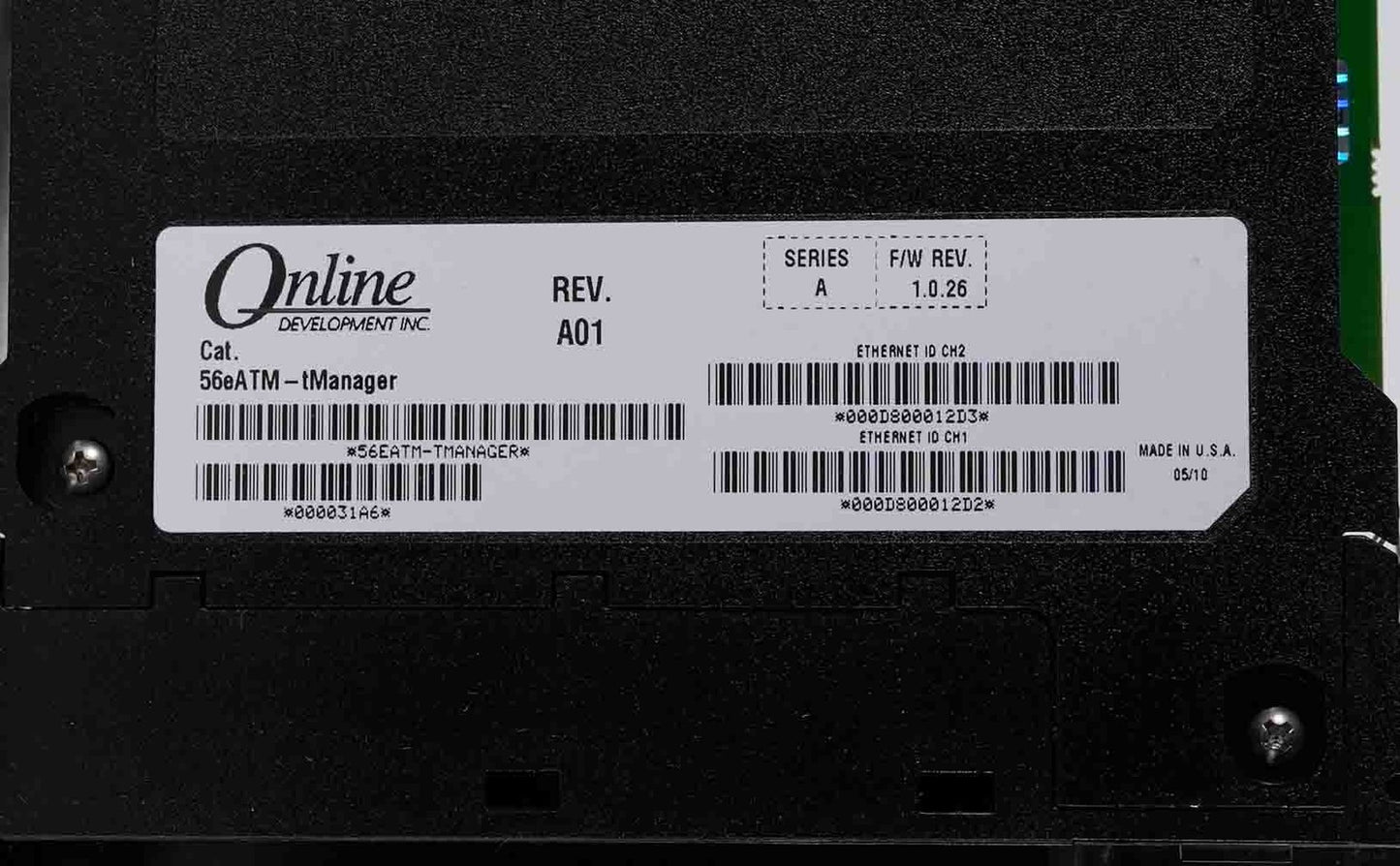 Allen Bradley OLDI 56eATM-tManager /A Rev. A01 ControlLogix Transaction Manager