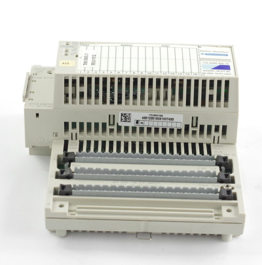 Schneider Electric 170ADM35010 TSX Momentum I/O Module 24VDC 16Pt