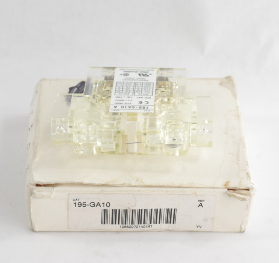 Allen Bradley 195-GA10 /A Contact Block - Open Box