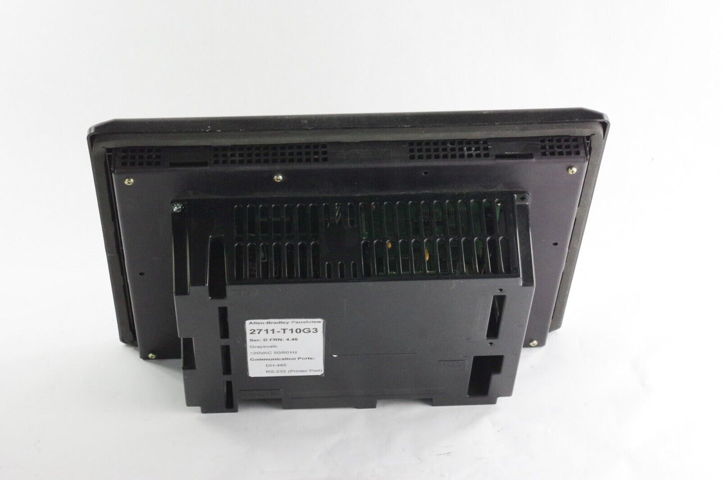 Allen Bradley 2711-T10G3 Ser D FRN 4.46 PanelView 1000 Terminal DH-485/RS-232