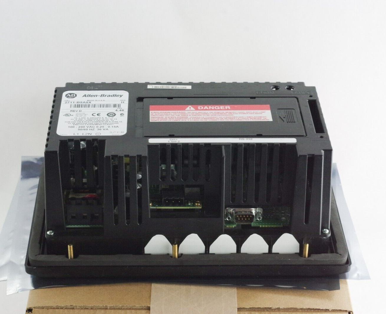 Allen Bradley 2711-B5A8X Ser H Rev D FRN 4.46 Panelview 550 - Refurbished