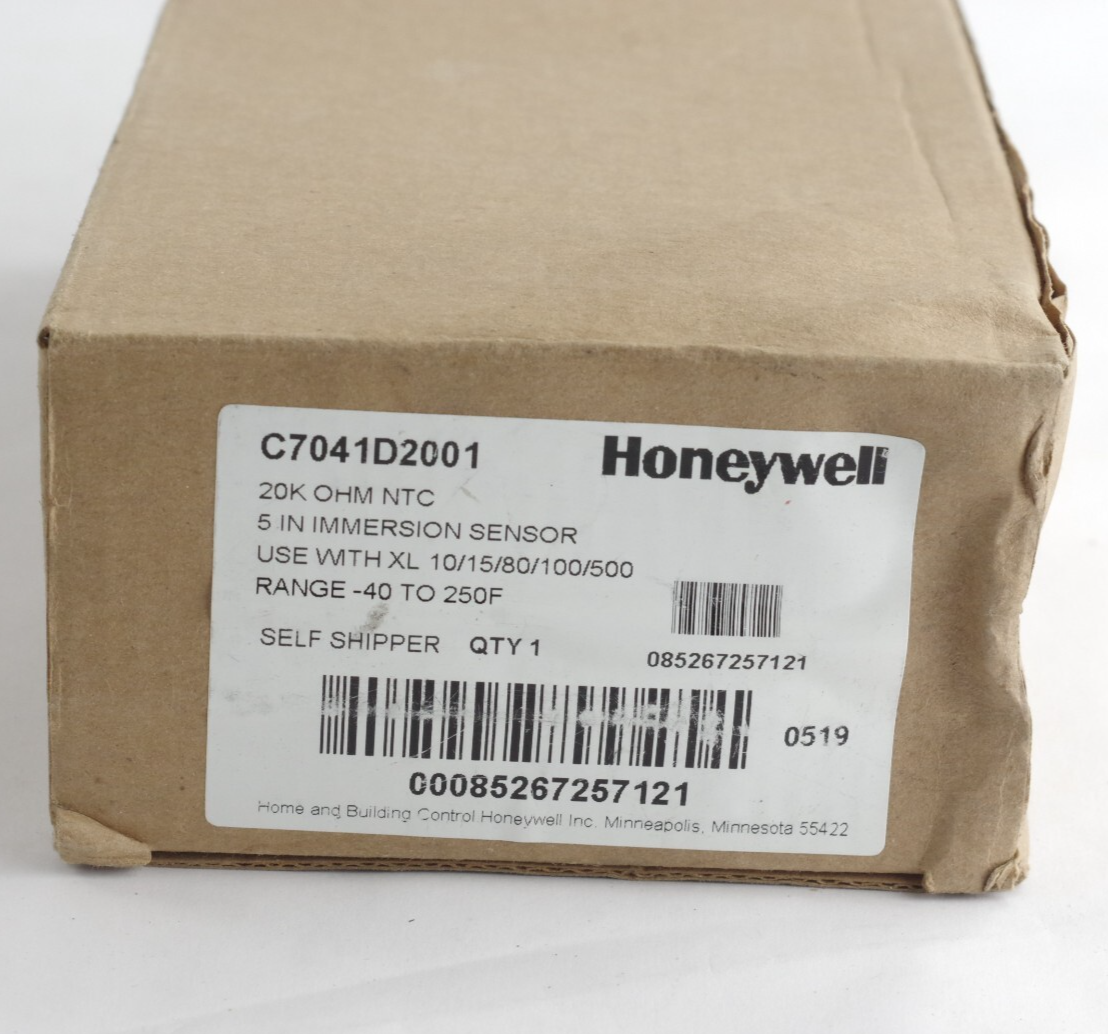 Honeywell C7041D2001 20K Ohm Immersion Temperature Sensor 5 Length - Open Box