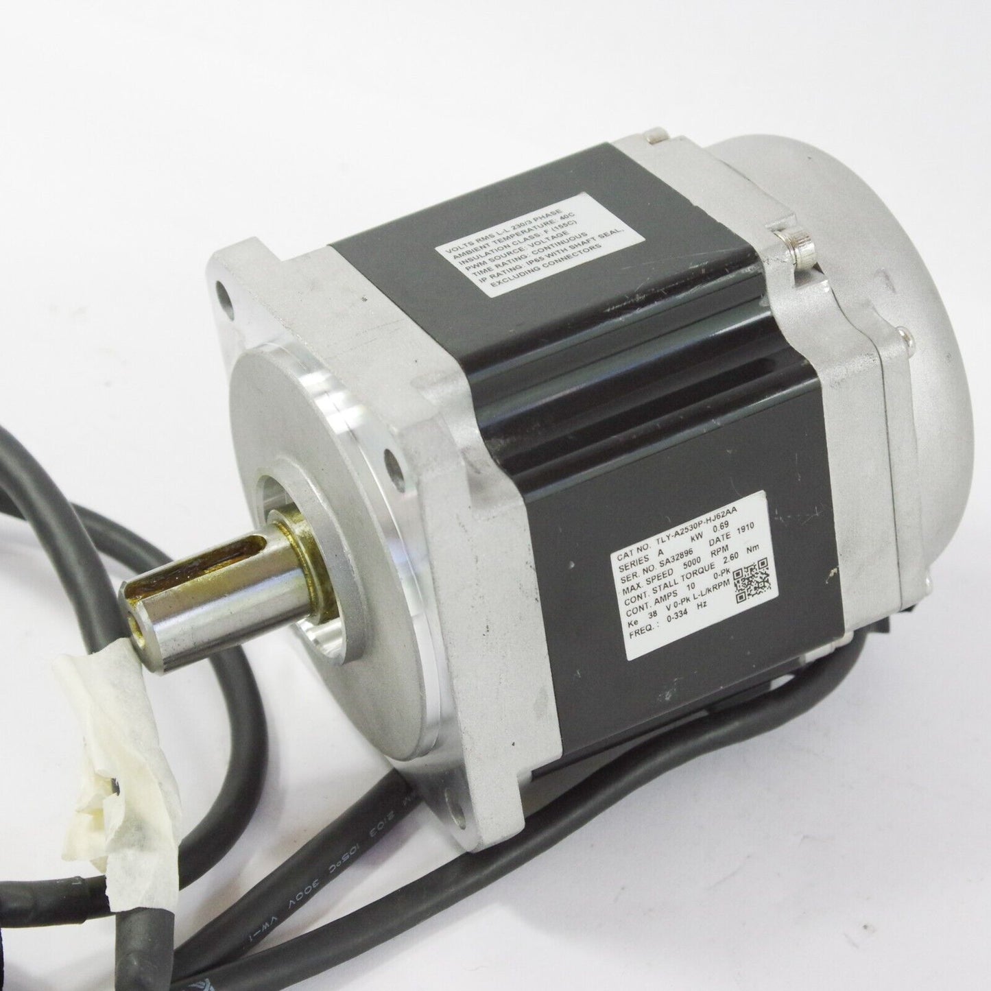 Allen Bradley TLY-A2530P-HJ62AA TL-Series TLY AC Rotary Servo Motor