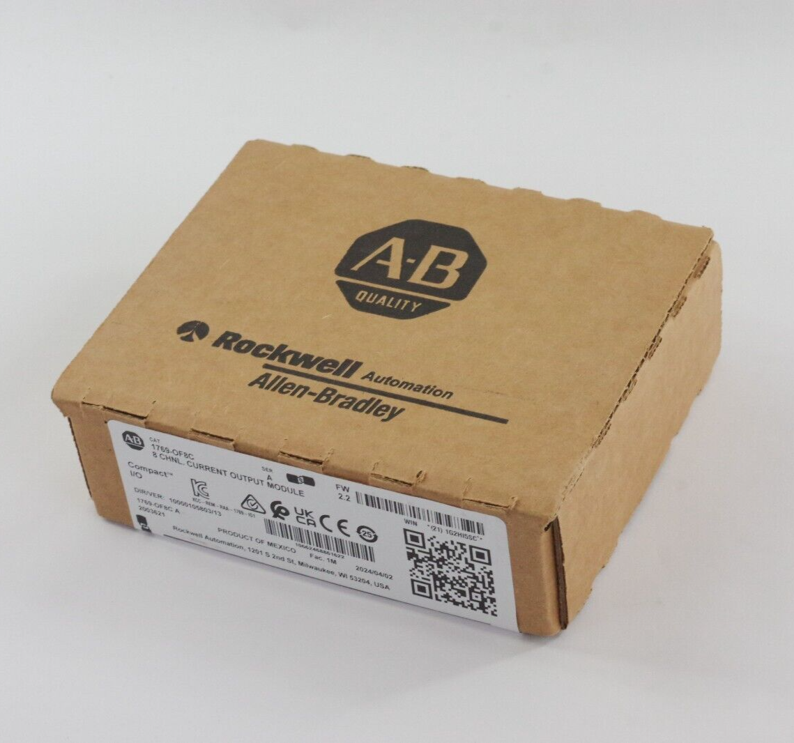 Allen Bradley 1769-OF8C /A CompactLogix 8 Pt Current Module - Sealed Surplus