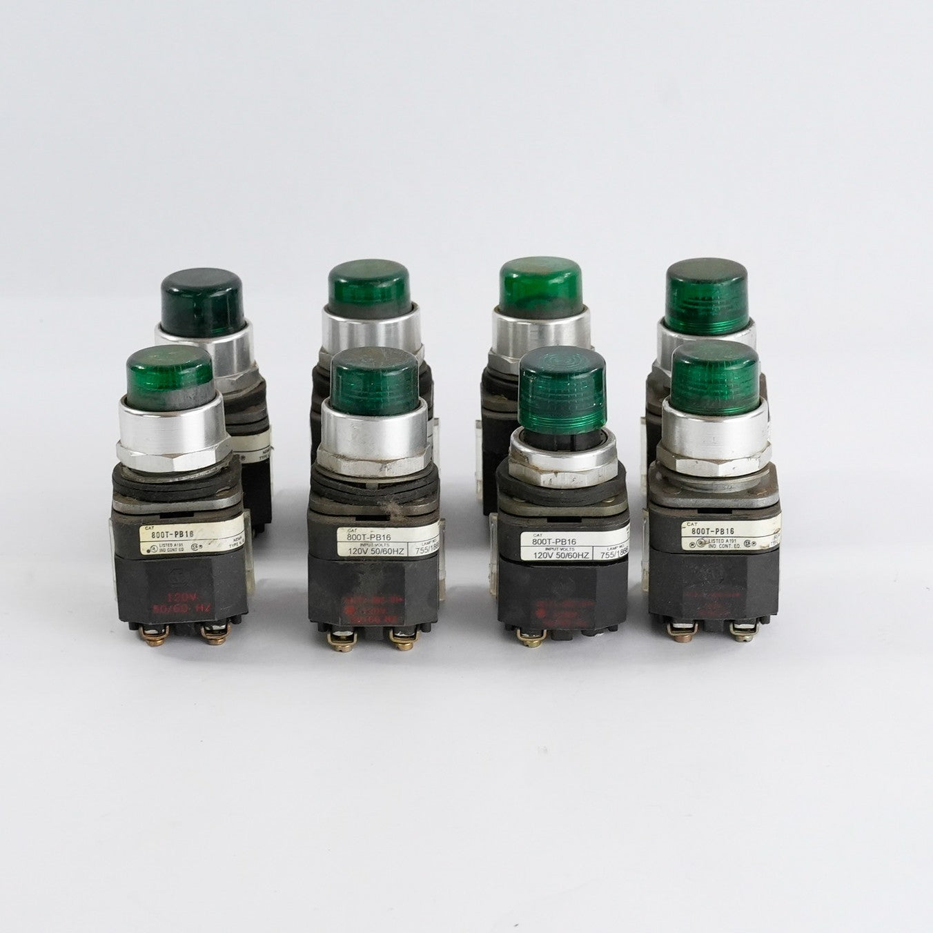 Allen Bradley 800T-PB16 /T Green Illuminated Pushbutton 800TPB16