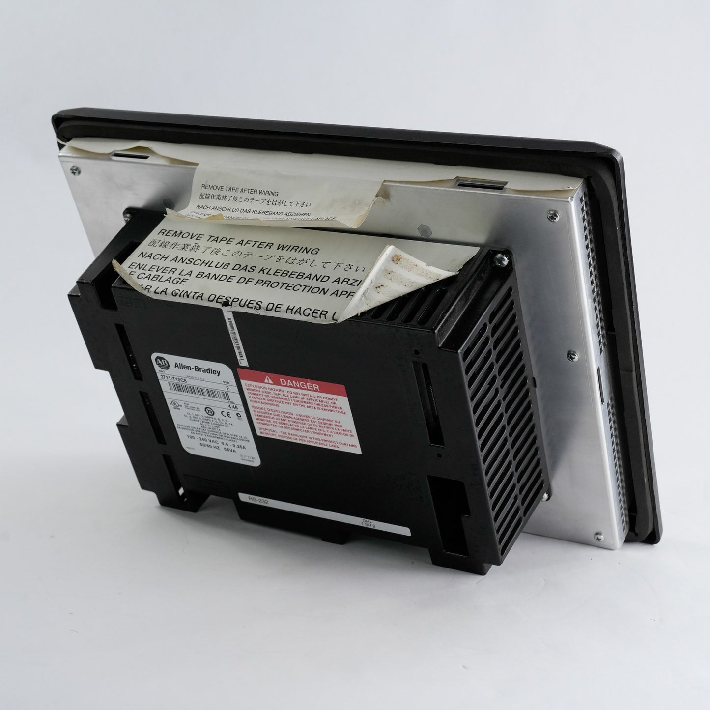 Allen Bradley 2711-T10C8 Ser F FRN 4.46 Panelview 1000 Color Touch Lightly Used
