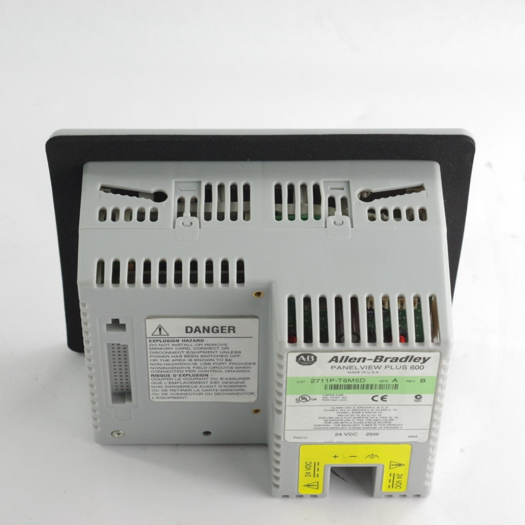 Allen Bradley 2711P-T6M5D /A Rev B PanelView Plus 600 Terminal - Refurbished