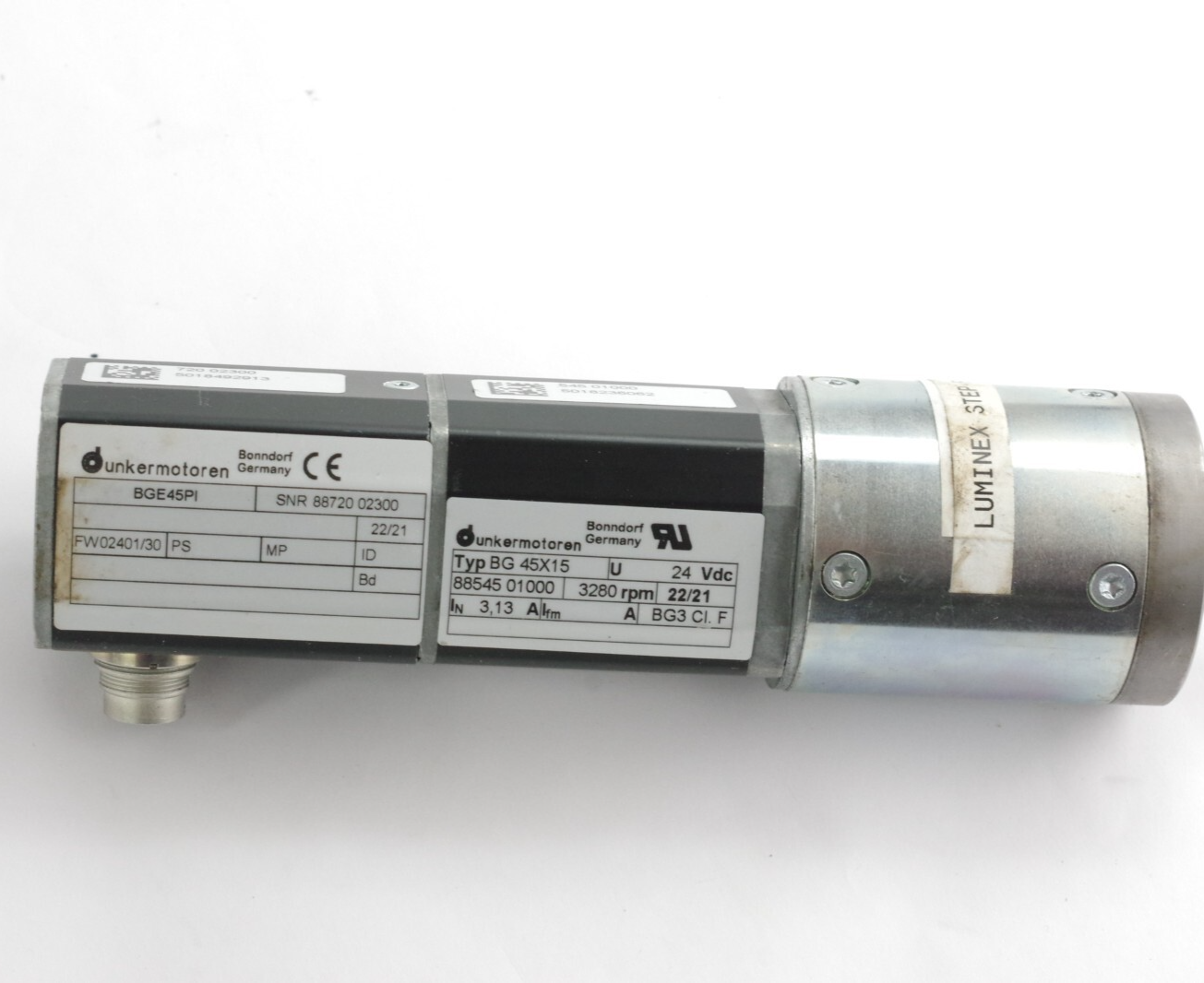 Dunkermotoren BGE45PI BG 45X15 24 VDC FW02401/30 3280 RPM