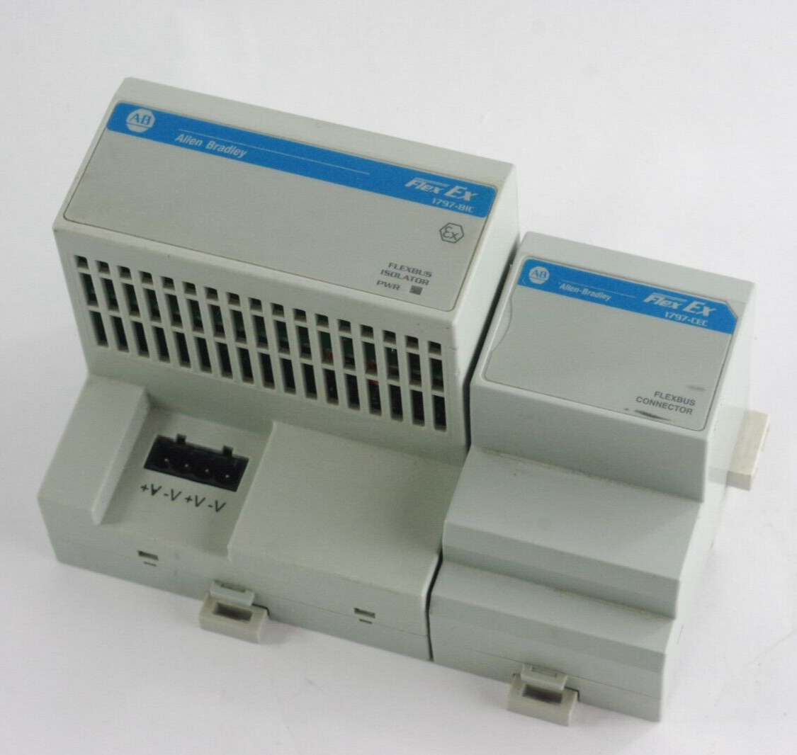 Allen Bradley 1797-BIC Ser A Rev C01 FlexEx Bus Extender Isolator Module + CEC
