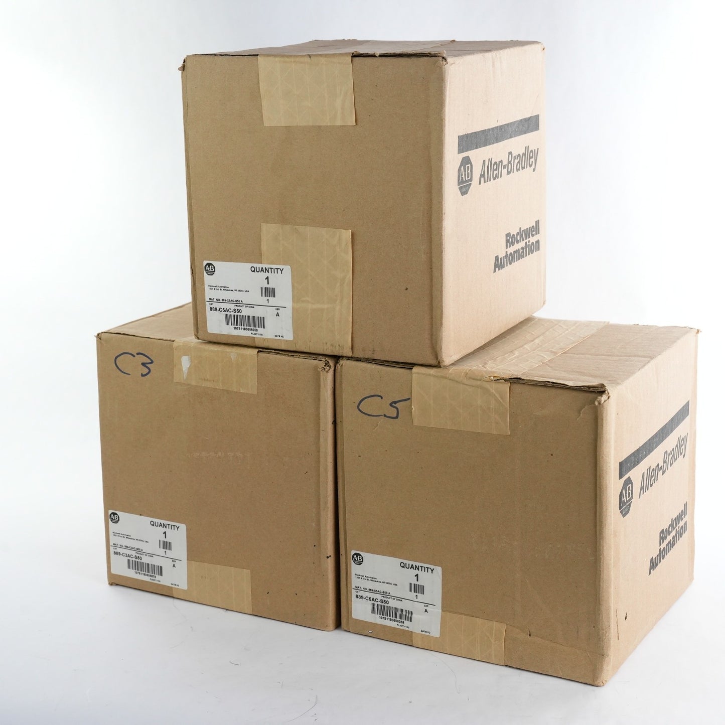 Allen Bradley 889-C3AC-S50 /A Yellow PVC Cable - Sealed Surplus