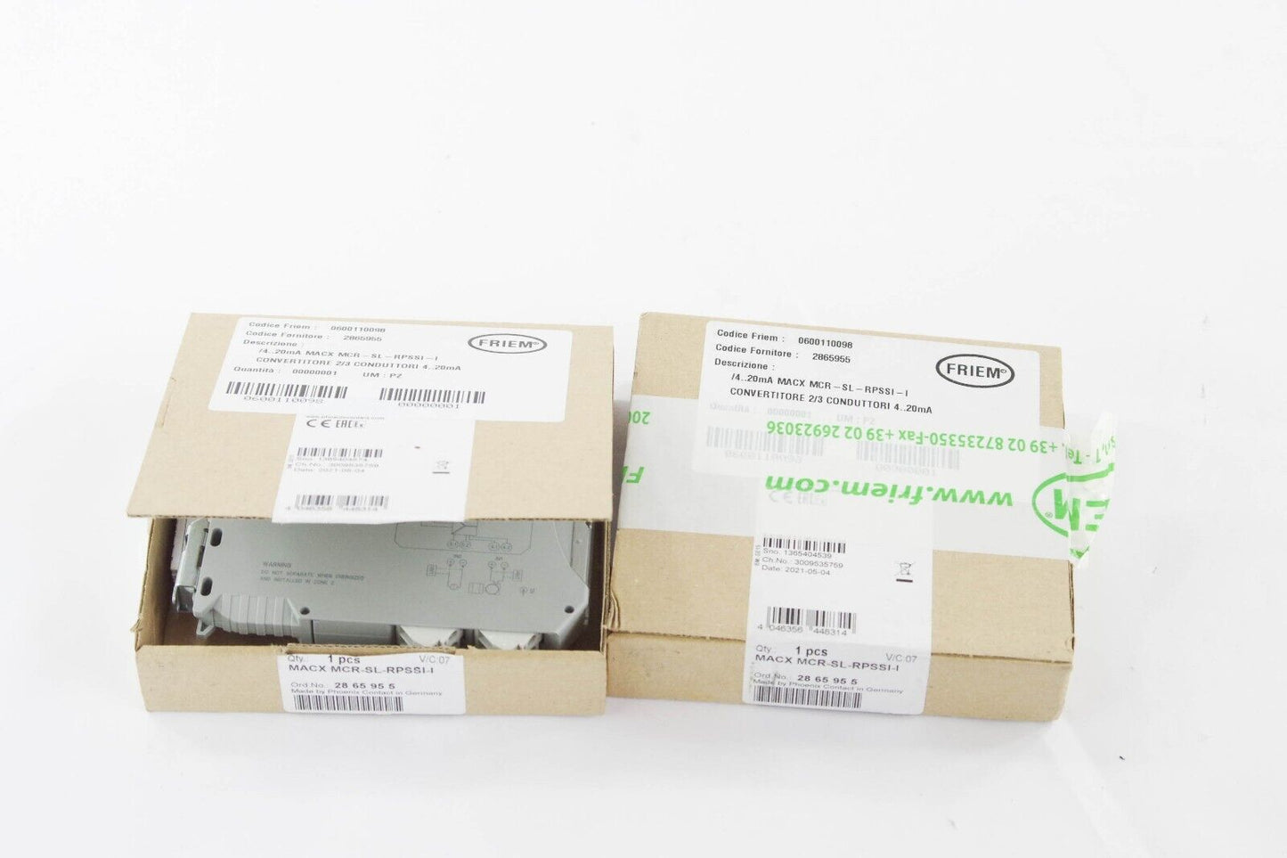 Phoenix Contact MACX MCR-SL-RPSSI-I / MCRSLRPSSII Repeater Power supply 2865955