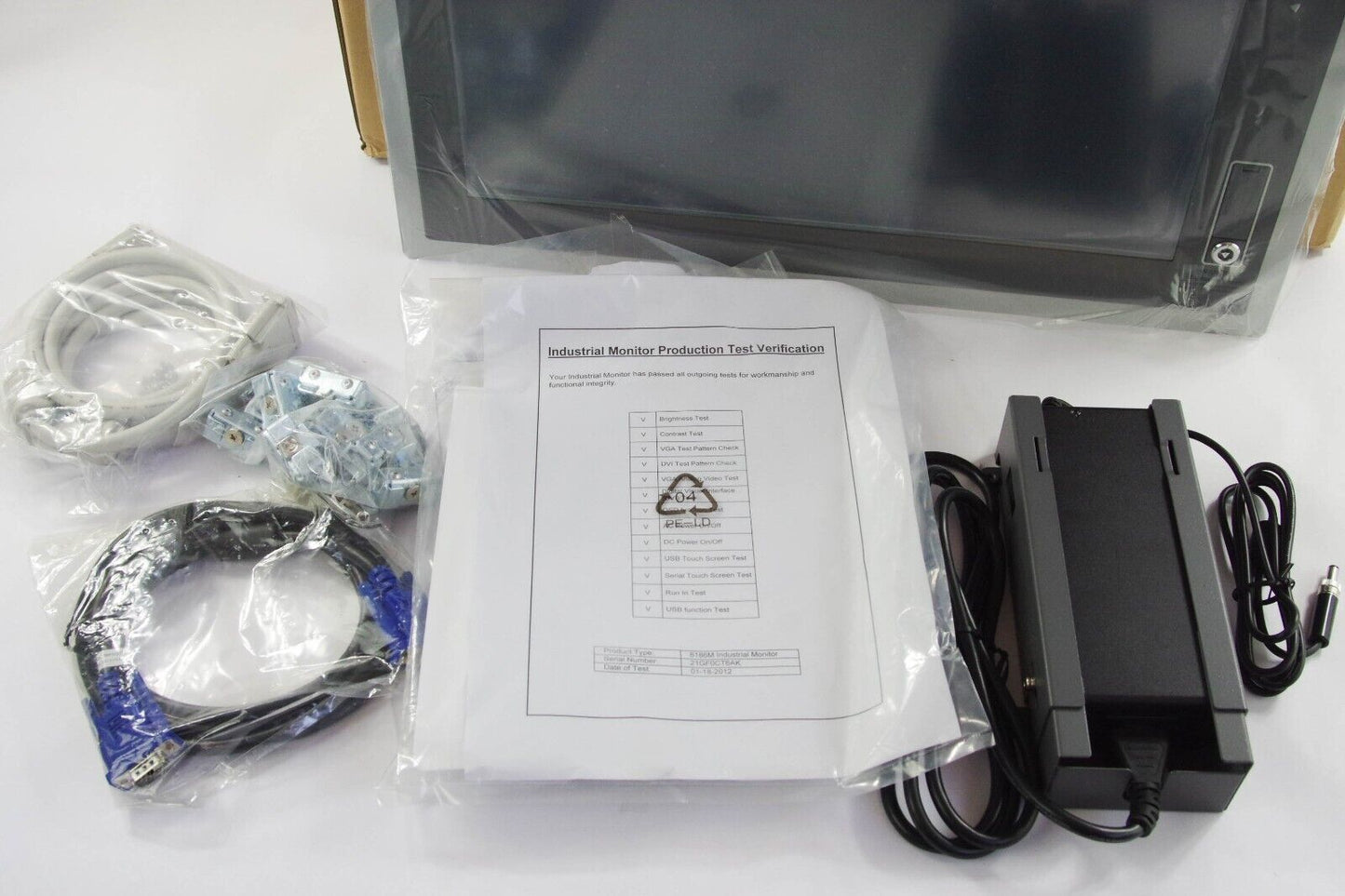 Allen-Bradley 6186M-19PT / 6186M19PT Ser F 19" Display Panel + 1 Year Warranty