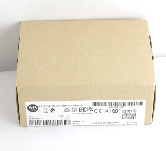2023 Allen Bradley 1734-AENT /C Point IO Ethernet Network Adapter Sealed Surplus
