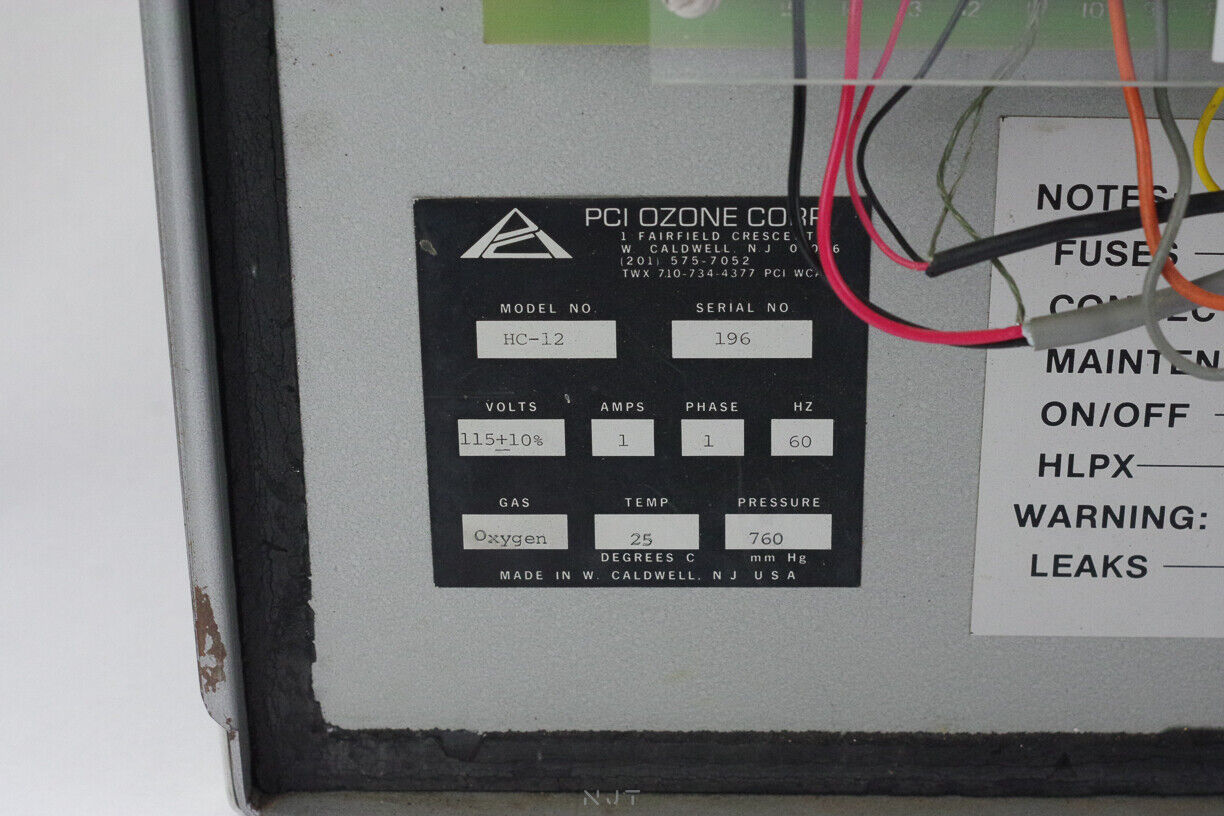 PCI Ozone & Control Systems HC-12 Ozone Monitor HC12