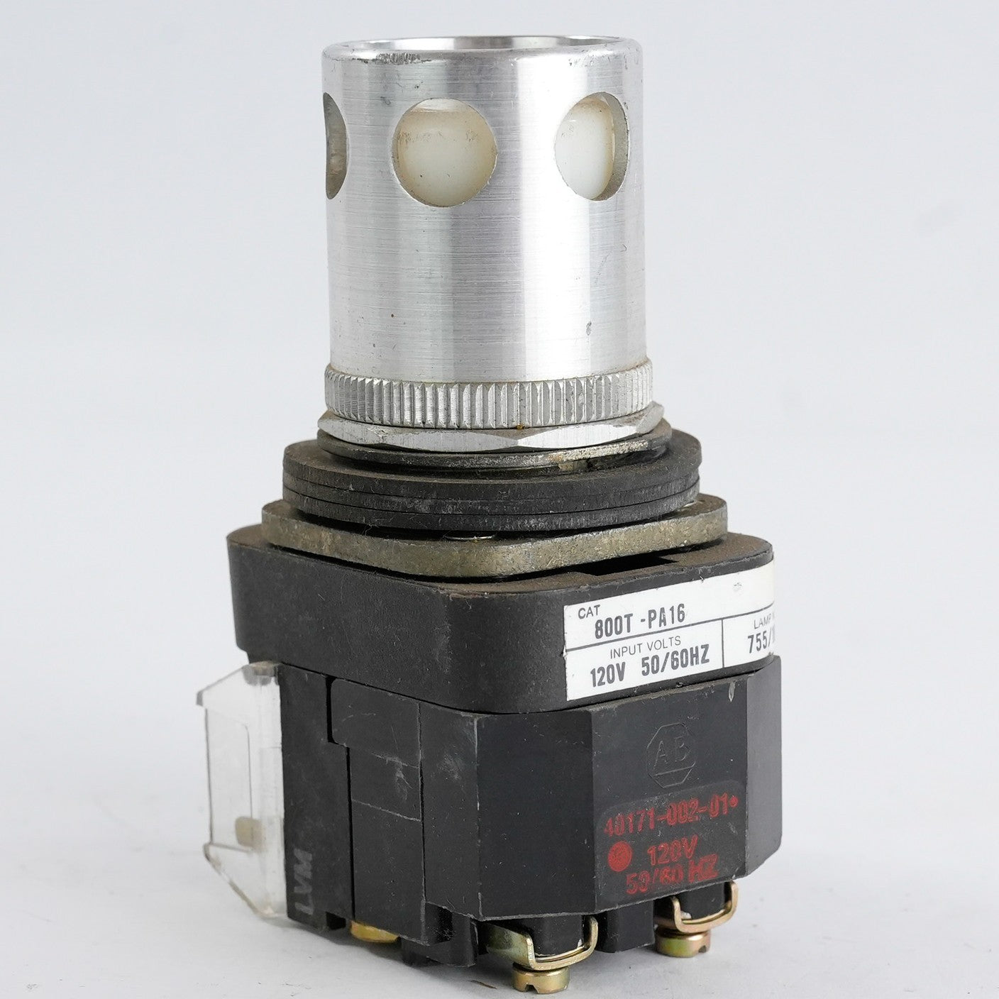 Allen Bradley 800T-PA16 /T Push Button White 120VAC 50/60Hz 800TPA16