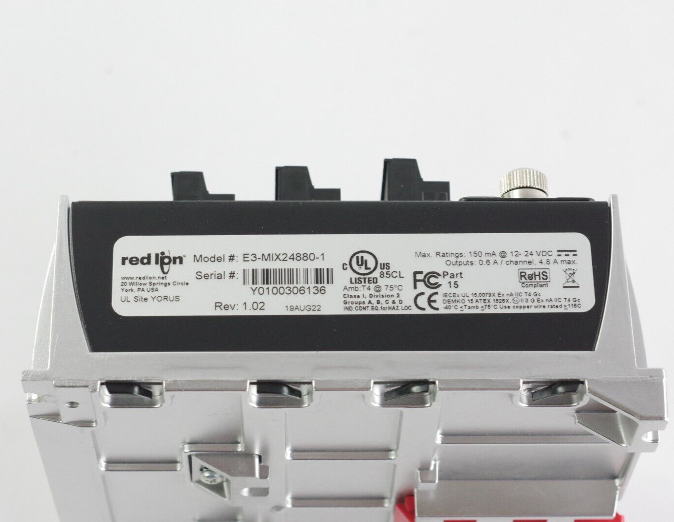 Red Lion Controls E3-MIX24880-1 E3 I/O Module - No Box