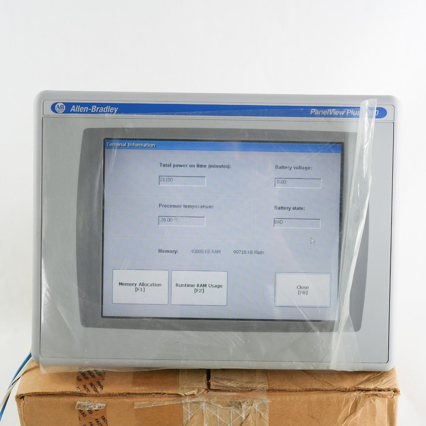 Allen Bradley 2711PC-T10C4D1 A PanelView Plus 1000 2711PC-RP1 /G RDT10C Open Box