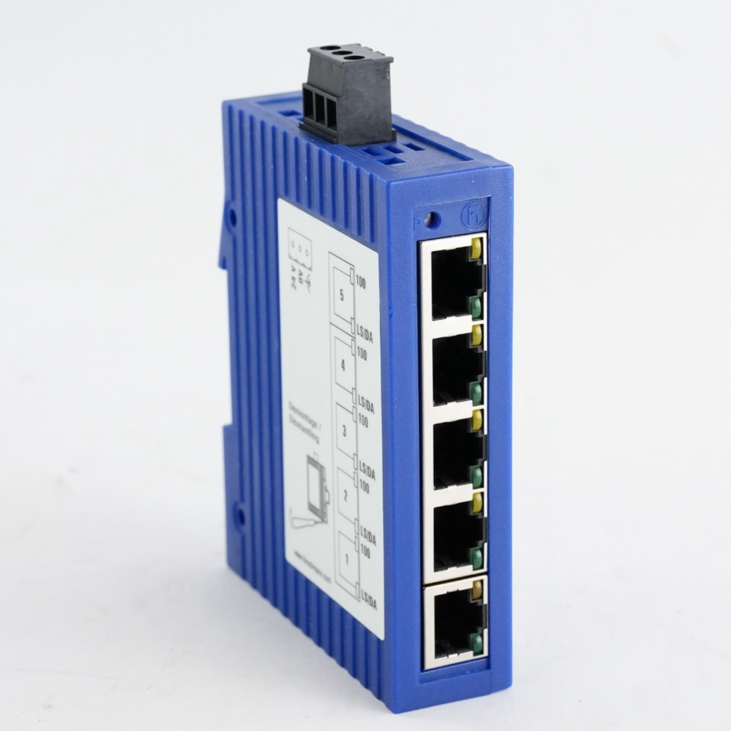 Hirschmann Spider 5TX Ethernet Rail Switch 5 Port 9.6-32 VDC