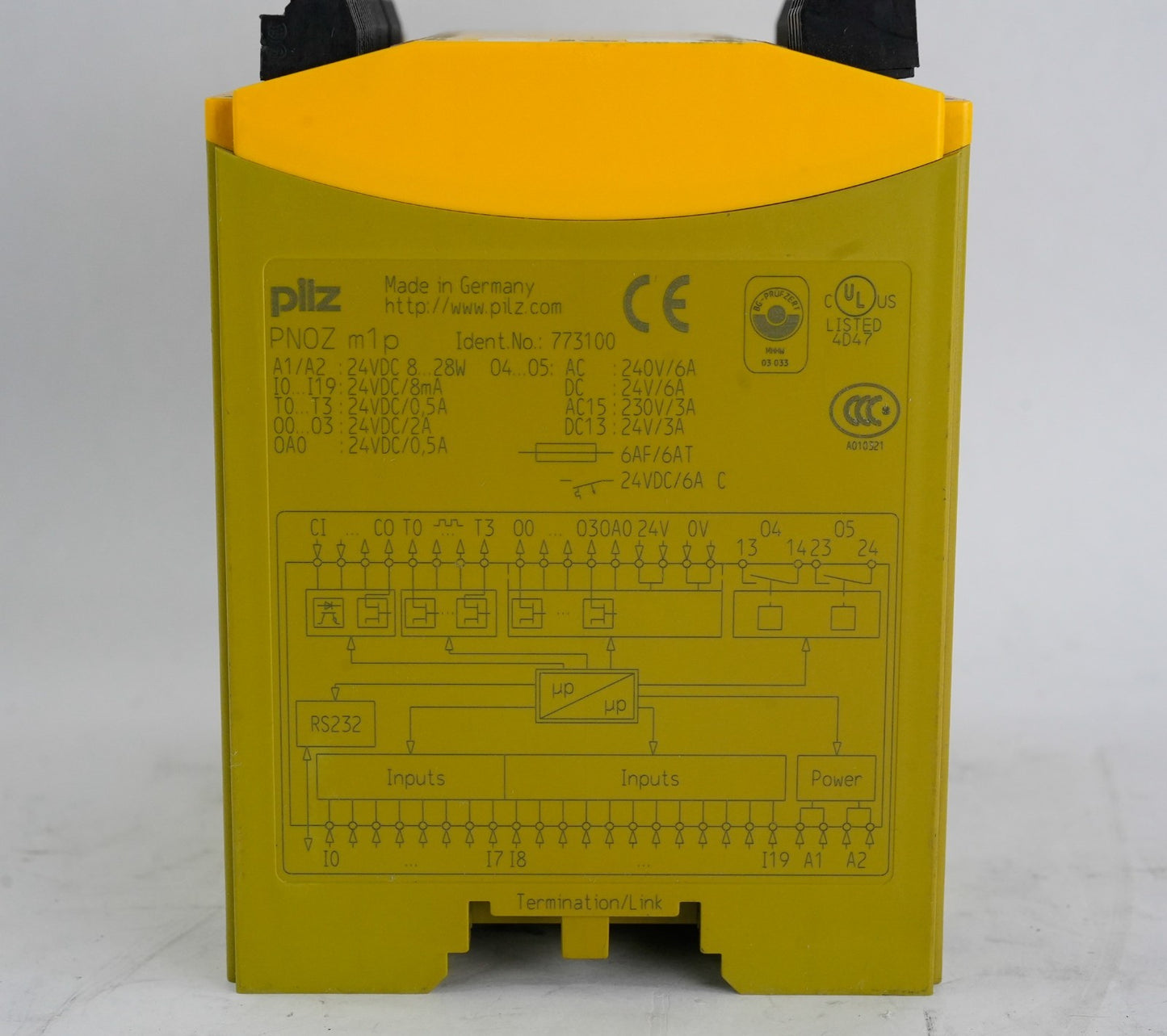 pilz PNOZ m1p 773100 Expandable Safety Relay Base Unit