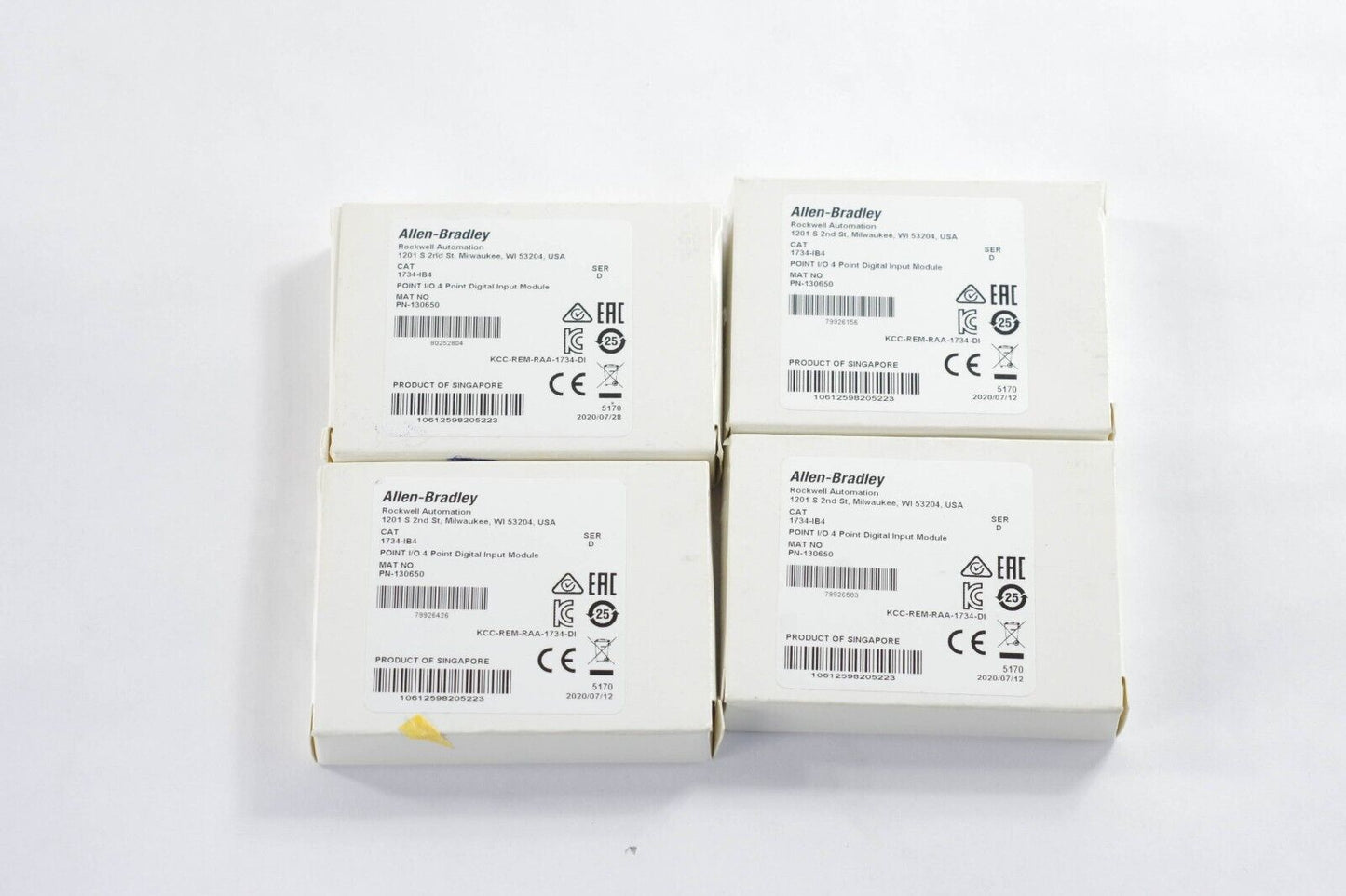 2020 1734-IB4 SER D POINT I/O 4 Piont Digital Input Module - New Surplus