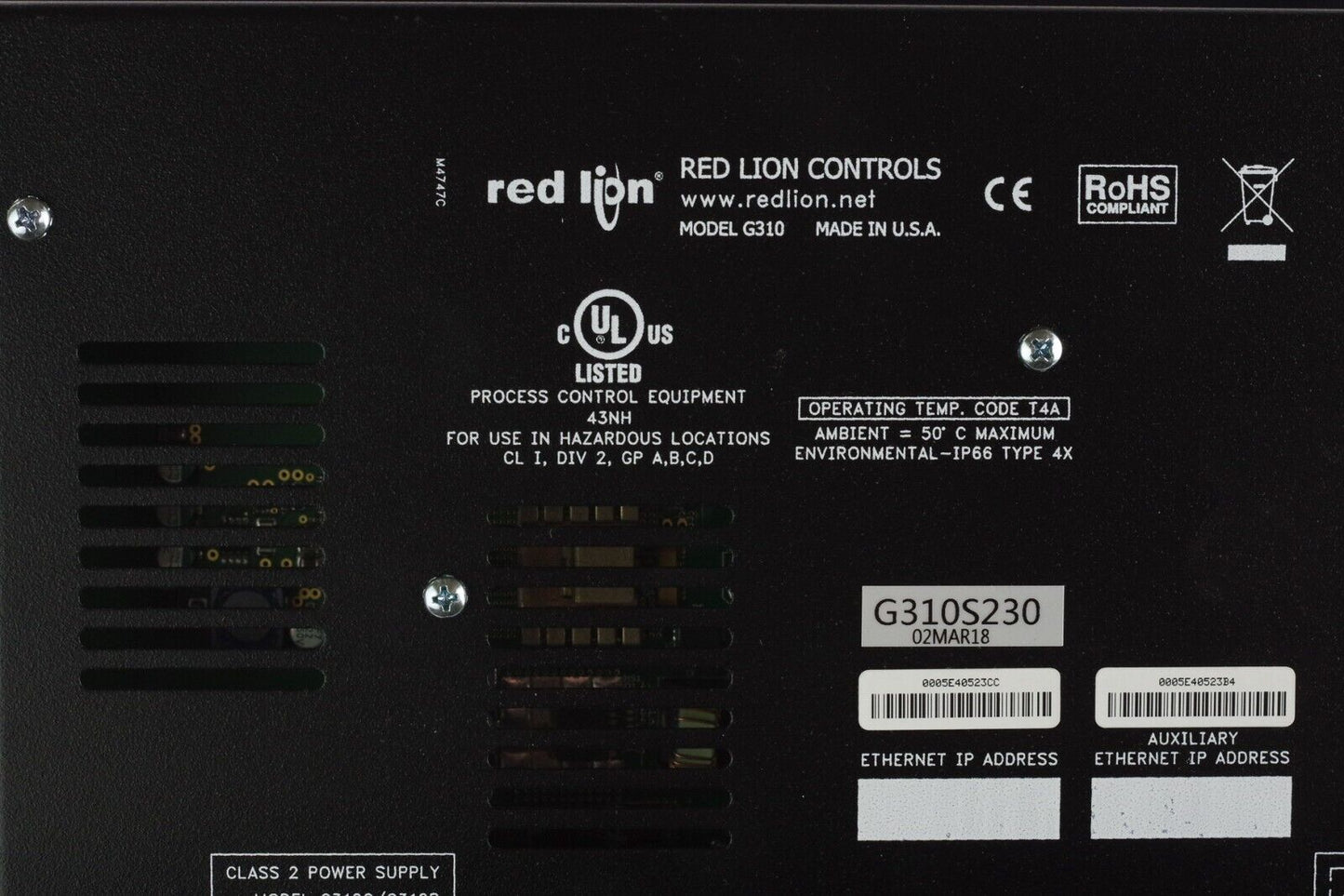 Red Lion Controls G310S230 Operator Interface Control Panel HMI 10.4" - Open Box