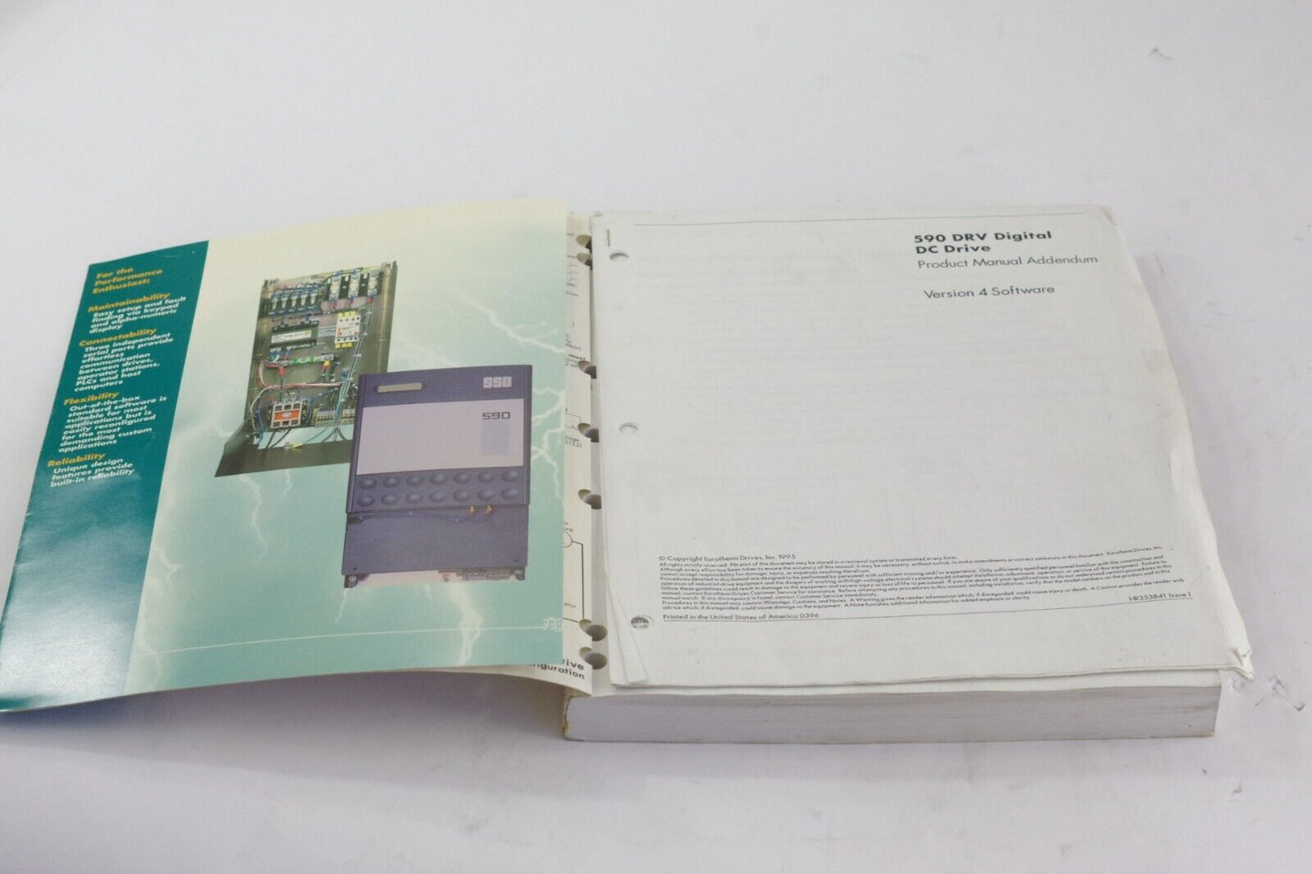 Parker Eurotherm DC Drive 590S/1100/9/1/1/00 220-500V 99A 3-Phase + Warranty