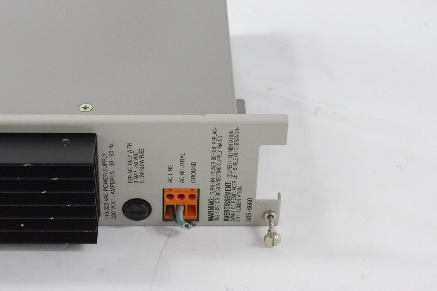 Siemens 505-6660 Power Supply Module 110/220VAC