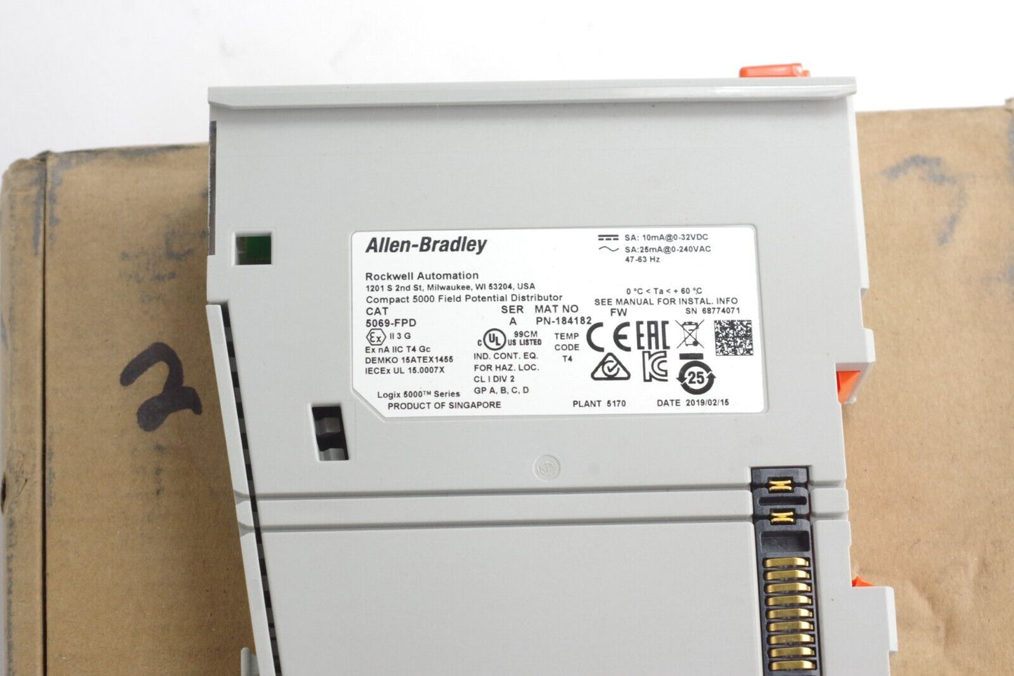 Allen Bradley 5069-FPD Ser A Compact 5000 Field Potential Distributor - Open Box
