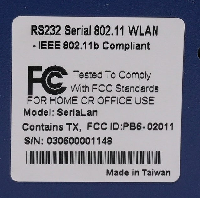 Data Hunter SERIALAN RS232 Serial 802.11 WLAN - Open Box