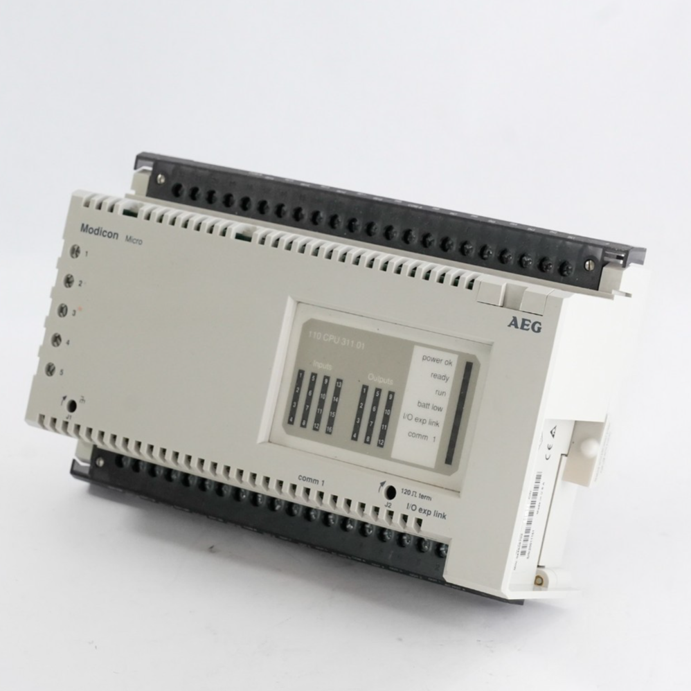Modicon 110 CPU 311 01 MICRO CPU AC PS AC I/O 115V Controller