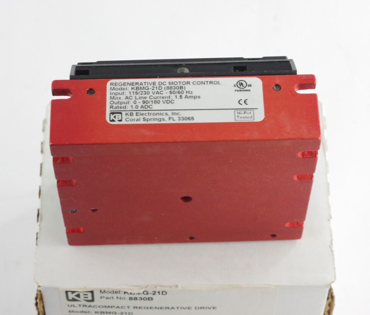 KB Electronics KBMG-21D (8830B) DC Chassis REGEN Drive 115/230VAC Input - Open